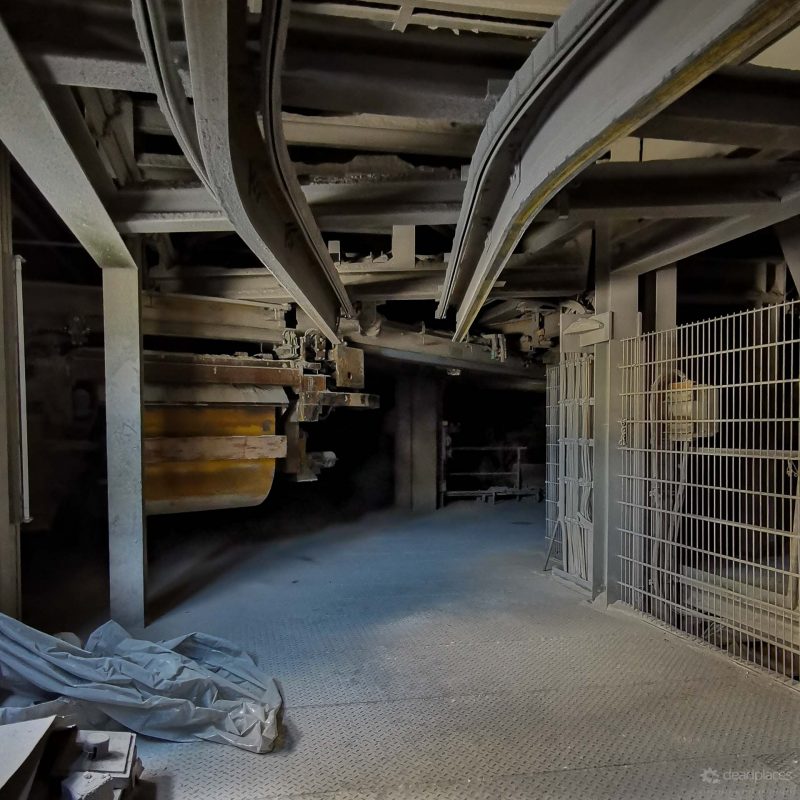 Fahrweg Schiebebuehne Pressen Hangseite